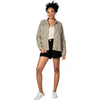 Women's denim jacket F.A.M. Paris Vivian Leopard