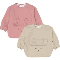 Baby bib Fabelab Bunny Solid (x2)