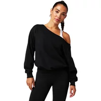Off-shoulder women's sweatshirt Fabletics Year Round Terry