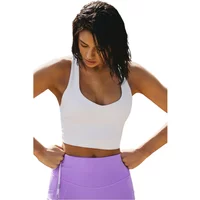 Women's crop top with built-in bra Fabletics Anywhere image 2