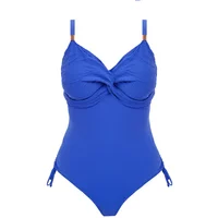 Women's 1-piece twist swimsuit Fantasie Beach Waves Ultramarine