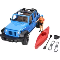 Jeux de voiture avec kayak et kayakiste Farming Toys Wrangler Rubicon Unlimited