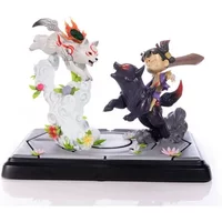 Figurine First 4 Figures Okamiden Chibiterasu Vs. Dark Chibiterasu & Possessed Kuni