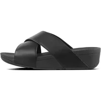 Leather sandals woman FitFlop Lulu Cross Slide