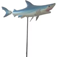 Mobile shark figurine on metal stand Five Oaks (x12)