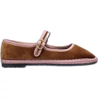 Damen-Ballerinas aus Samt Flabelus Mary Jane