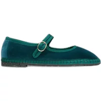Damen-Ballerinas aus Samt Flabelus Mary Jane