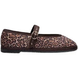 Leopard Print Ballerinas Women Flabelus