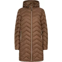 Lange Daunenjacke Damen fransa 12