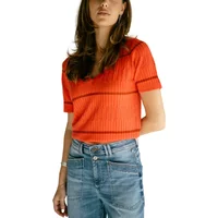 Women's T-shirt Freeman T Porter Polane Fancy Rib