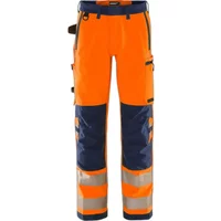 High visibility work trousers class 2 Fristads Green 2645 GSTP
