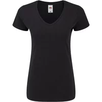 V-neck T-shirt Fruit of the Loom Iconic 150