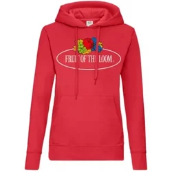Women's Hooded Sweatshirt Fruit Of The Loom Vintage Logo Print