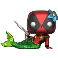 Figurine Funko POP & T-shirt Marvel Deadpool Mermaid Exclusive