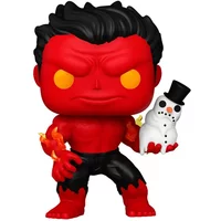 Figurine Funko Pop Marvel Red Hulk with Snowman