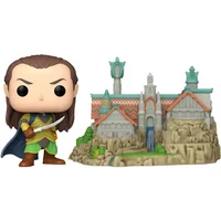 Figurine Funko POP Town The Lord of the Rings Lord Elrond with Rivendell