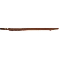 Braided leather suspenders with 8 strands Fuzyon Chasse image 2