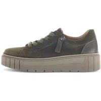 Zip-up Trainers for Women Gabor Dreamvelour/Metal