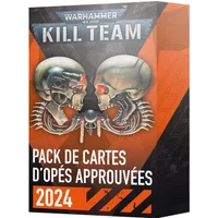 Jeux de société Games Workshop Warhammer 40k - Kill Team Cartes d'opes approuvees (Fr)