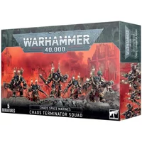 Set mit 5 Figuren Games Workshop Warhammer 40k - Space Marine du Chaos Terminators (2019)