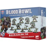 Set mit 12 Figuren Games Workshop Blood Bowl - Team Orque Noir : The Thunder Valley Greenskins