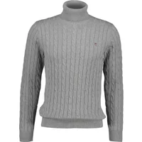 Twisted Cable Roll Neck Cotton Jumper Gant