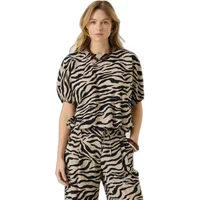 Damenbluse mit kurzem Arm im Print Garcia