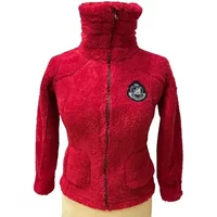 Girl's fleece jacket Peak Mountain coral sherpaGasana