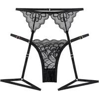 2-piece women's string and suspender set Gianna Bellucci Andrea