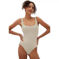 Square Neck Bodysuit For Women Girlfriend Collective