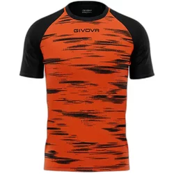 Givova Shirt Pixel Arancio/Nero Tg. L