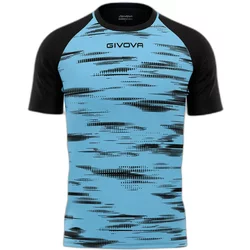 Givova Shirt Pixel Celeste/Nero Tg. Xl