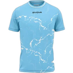 Givova Shirt Grafite Interlock Celeste/Bianco Tg. Xl