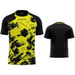 Shirt Art Interlock M/C Giallo Fluo/Nero Tg. 2XL Shirt Art Interlock M/C Giallo Fluo/Nero Tg. 2XL