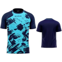 Givova Shirt Art Interlock M/C Turchese/Blu Tg. Xl Givova Shirt Art Interlock M/C Turchese/Blu Tg. Xl