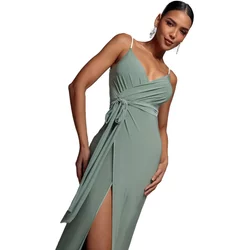 Wrap Dress For Women Goddiva Maxi