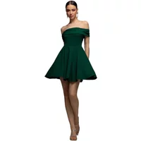 Mini Bustier Skaterkleid aus Crêpe Damen Goddiva