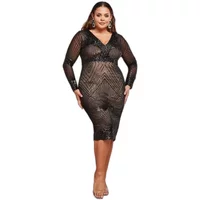 Midikleid mit Saum Damen Goddiva