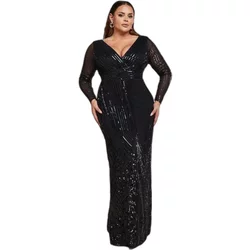 Women's Tight Dress Goddiva Sequin