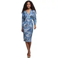 Bedrucktes Kleid, Damen Goddiva Tropical