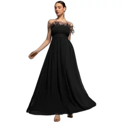 Women's Dress Goddiva Bridesmaids Chiffon