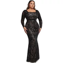 Women's Tight Dress Goddiva Sequin Square