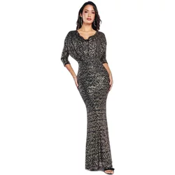 Sparkly Cowl Neck Bodycon Dress Women Goddiva
