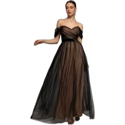 Women's Dress Goddiva Dobby Mesh Princess