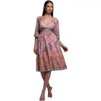 Wickelkleid Damen Goddiva Floral
