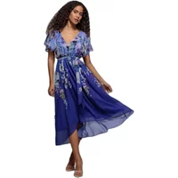 Wickelkleid Damen Goddiva Flutter A-Line