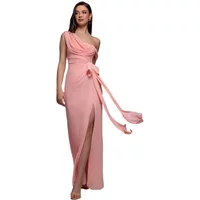 Asymmetrisches Kleid Damen Goddiva Maxi