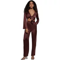 Jumpsuit Damen Goddiva Cut Out