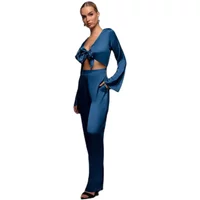 Jumpsuit Damen Goddiva Cut Out
