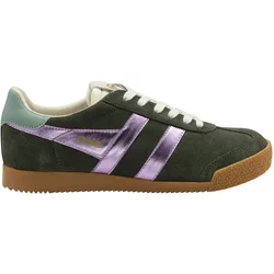 Women's Suede Trainers Gola Elan Glitz